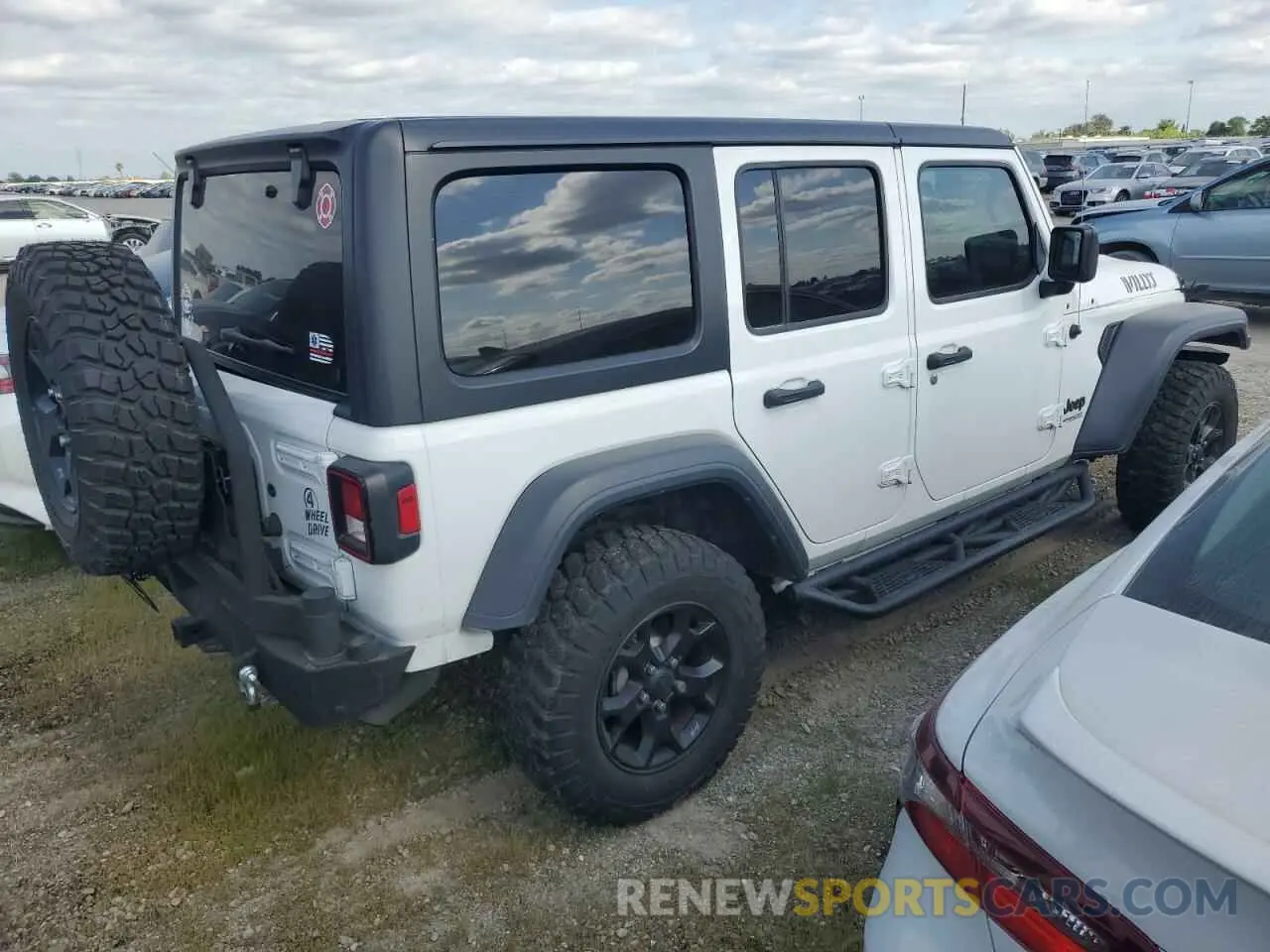 3 Photograph of a damaged car 1C4HJXDN4LW190062 JEEP WRANGLER 2020
