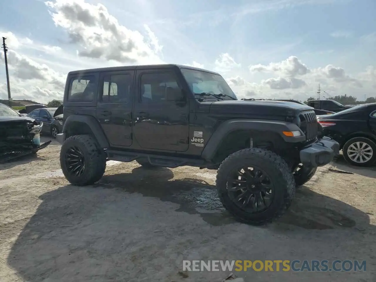 4 Photograph of a damaged car 1C4HJXDN4LW223755 JEEP WRANGLER 2020