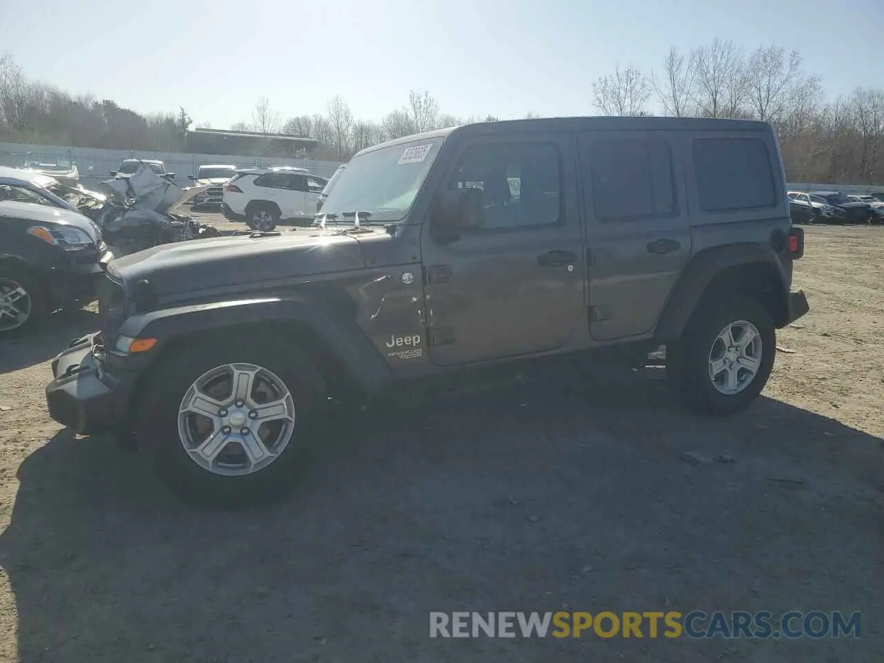 1 Photograph of a damaged car 1C4HJXDN5LW287982 JEEP WRANGLER 2020