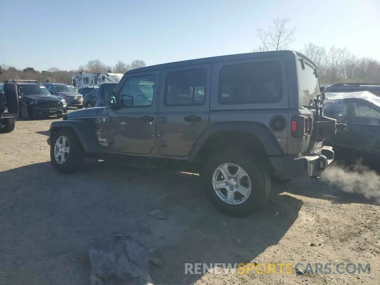 2 Photograph of a damaged car 1C4HJXDN5LW287982 JEEP WRANGLER 2020
