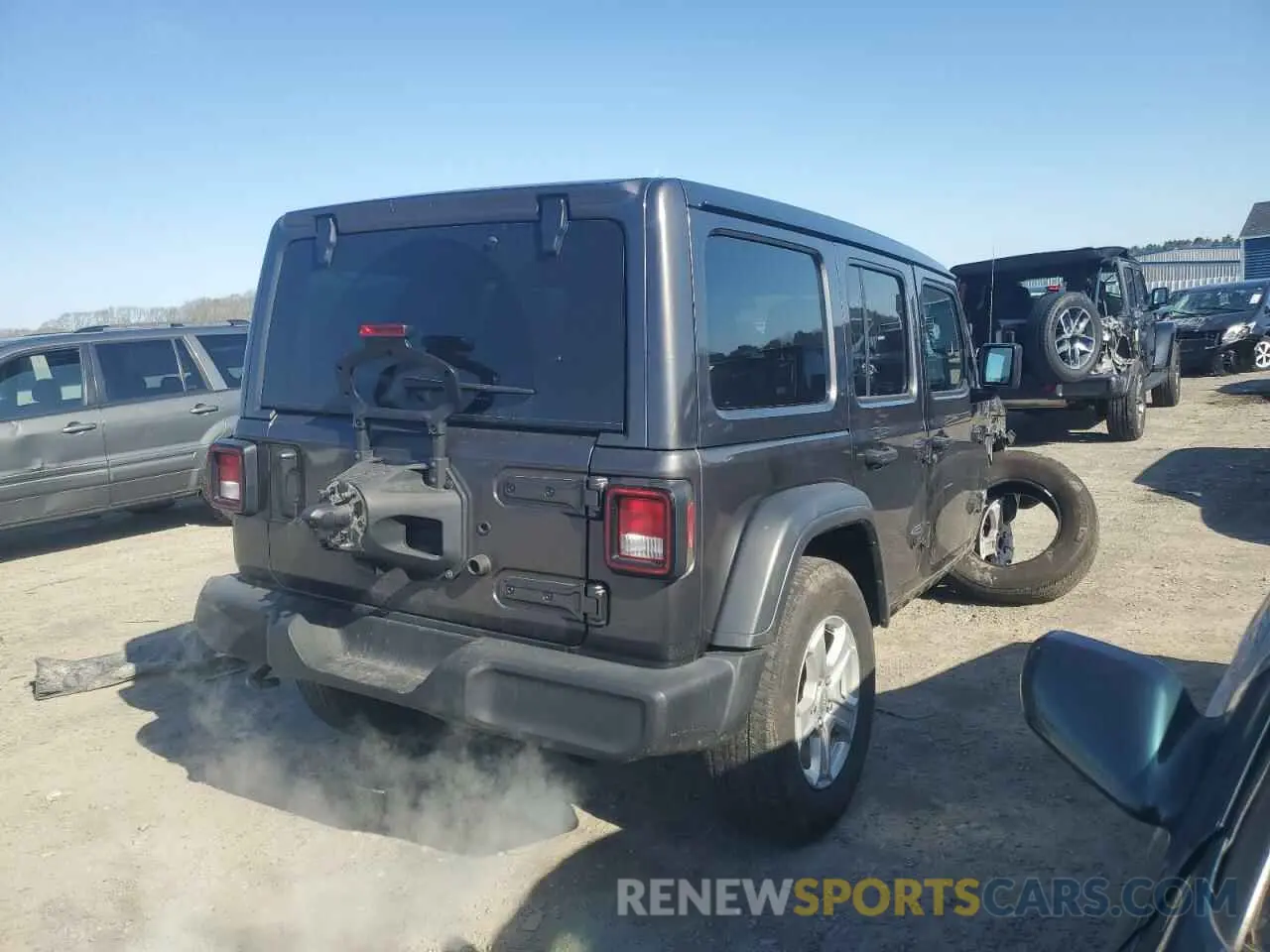 3 Photograph of a damaged car 1C4HJXDN5LW287982 JEEP WRANGLER 2020