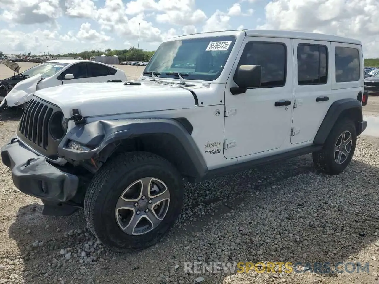 1 Photograph of a damaged car 1C4HJXDN6LW265960 JEEP WRANGLER 2020