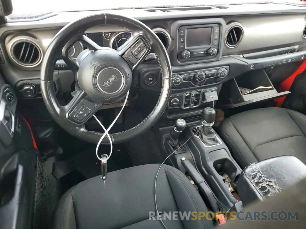 8 Photograph of a damaged car 1C4HJXDN7LW114089 JEEP WRANGLER 2020