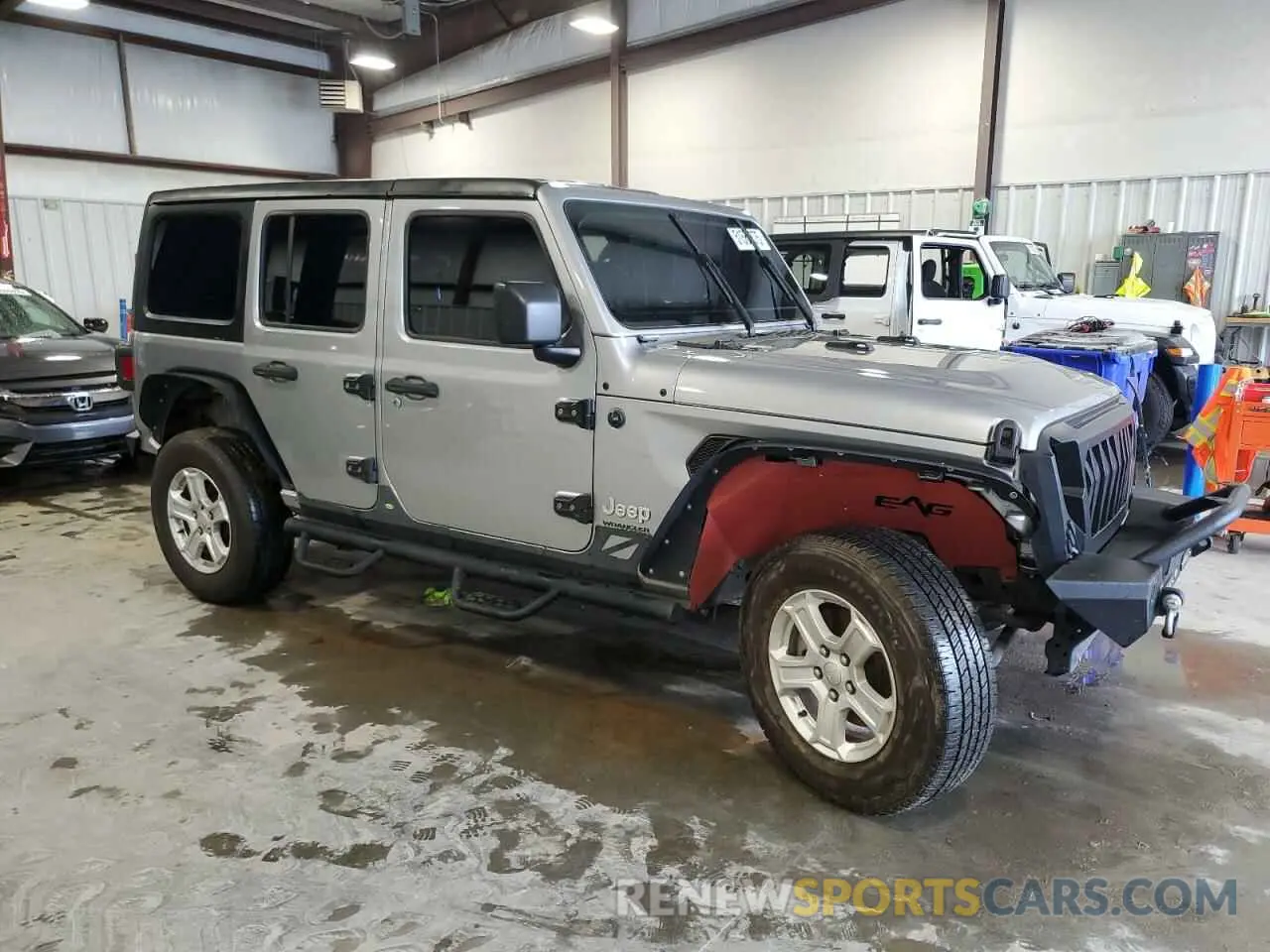 4 Photograph of a damaged car 1C4HJXDN7LW129496 JEEP WRANGLER 2020