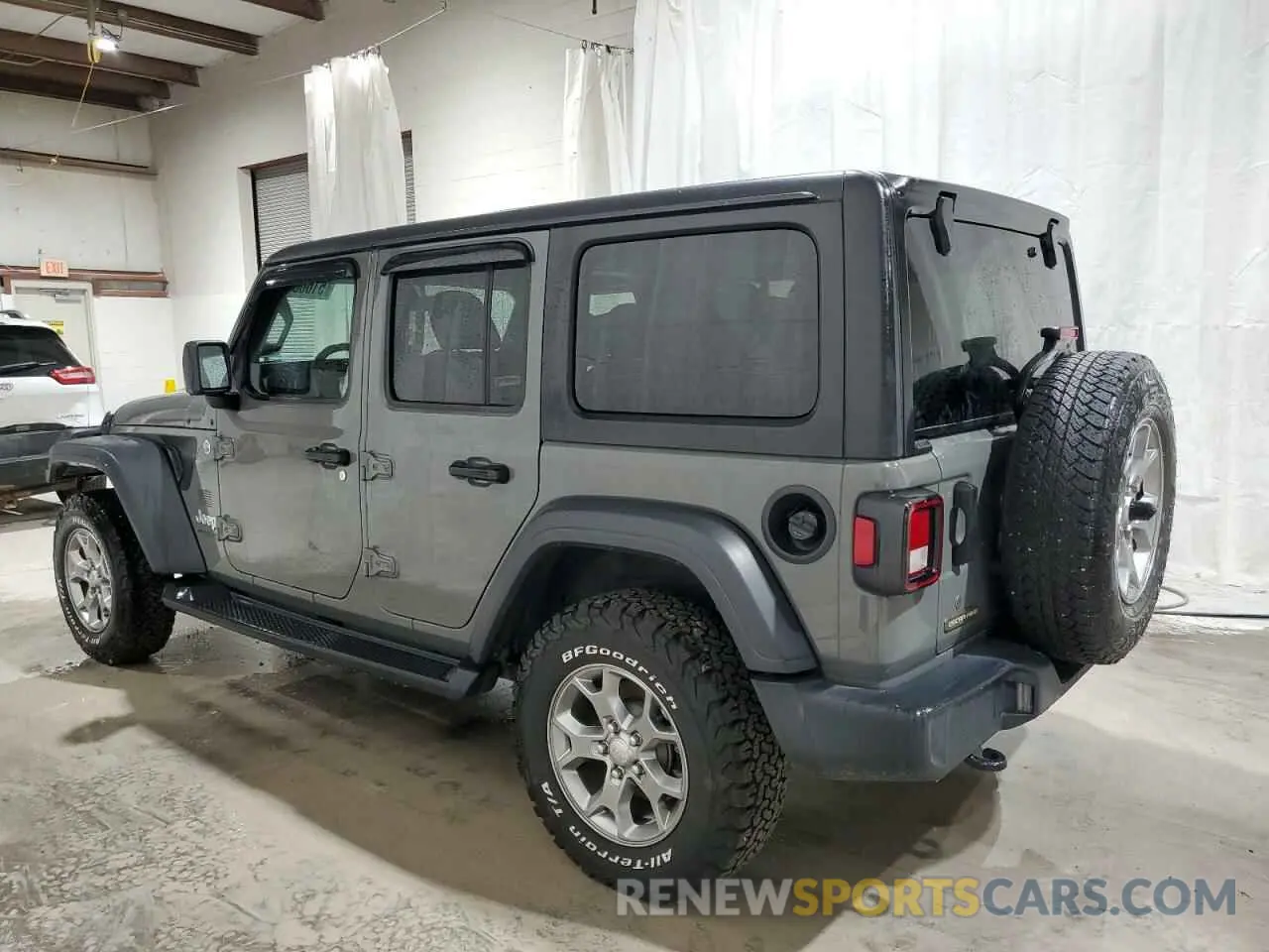 2 Photograph of a damaged car 1C4HJXDN7LW245474 JEEP WRANGLER 2020