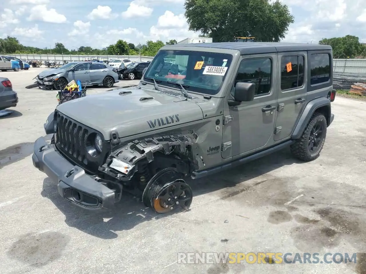 1 Фотография поврежденного автомобиля 1C4HJXDN7LW337975 JEEP WRANGLER 2020