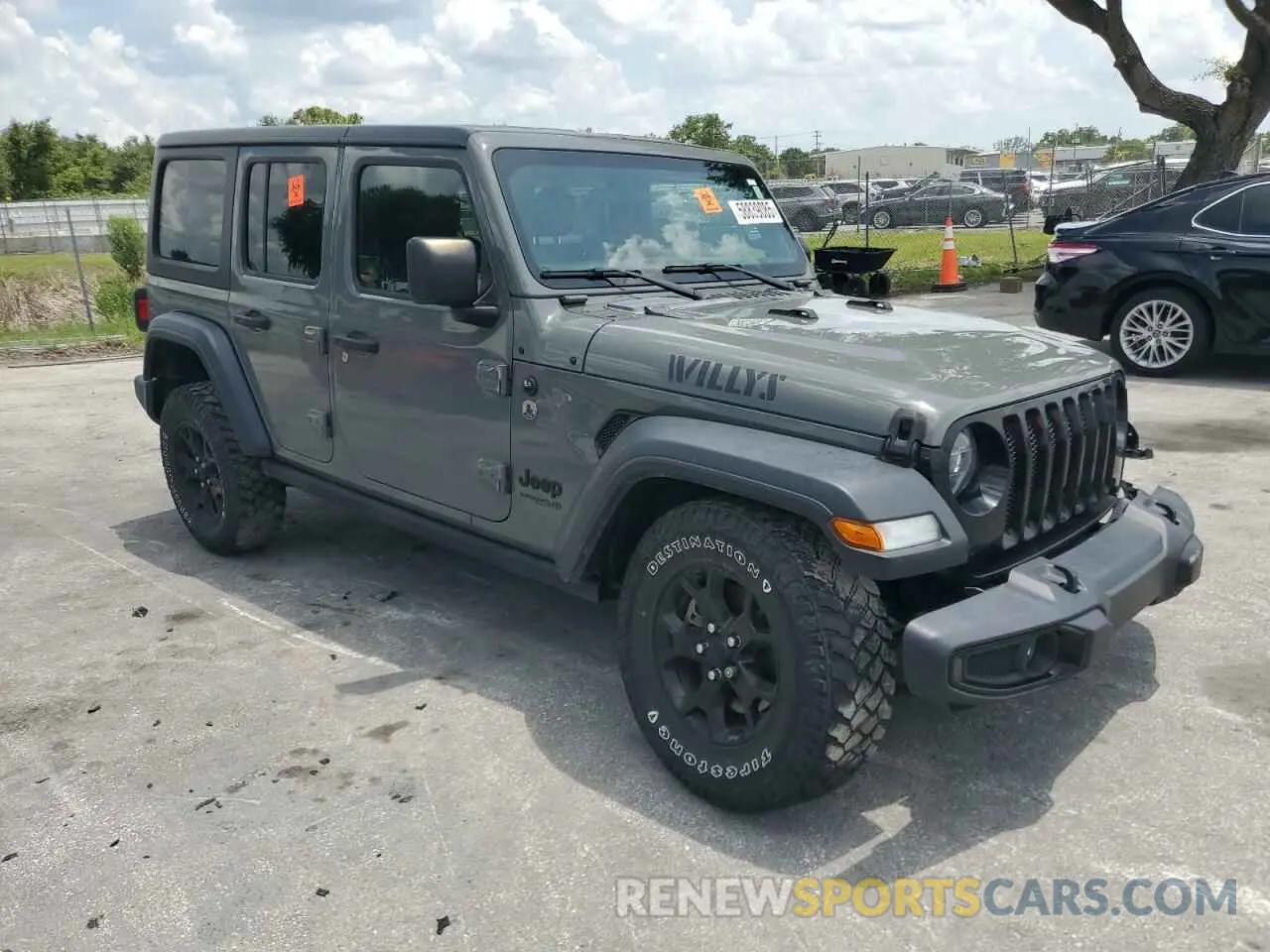 4 Фотография поврежденного автомобиля 1C4HJXDN7LW337975 JEEP WRANGLER 2020