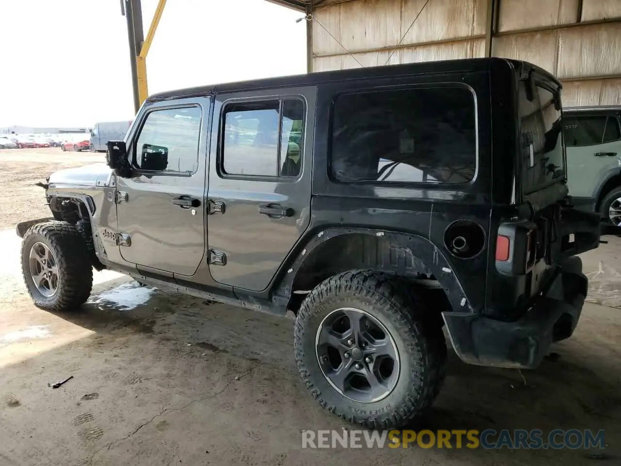2 Photograph of a damaged car 1C4HJXDN8LW268911 JEEP WRANGLER 2020