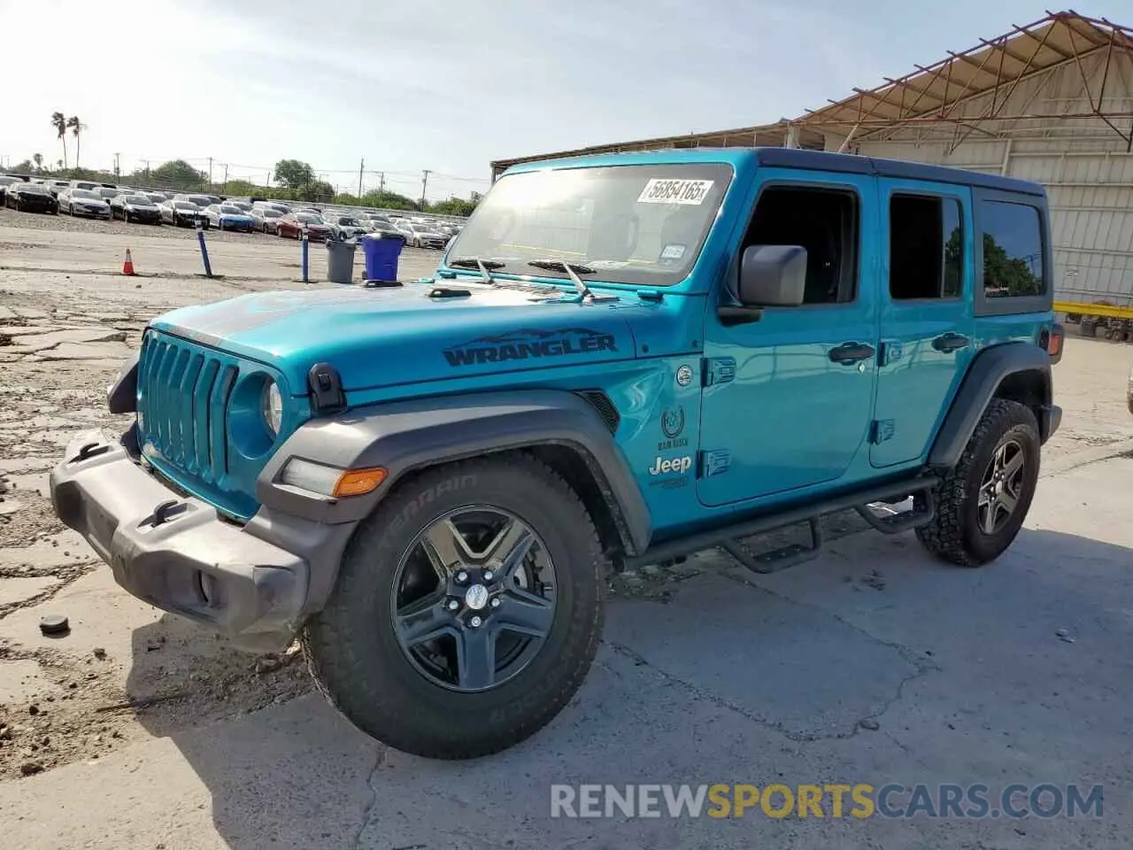 1 Photograph of a damaged car 1C4HJXDN9LW212590 JEEP WRANGLER 2020