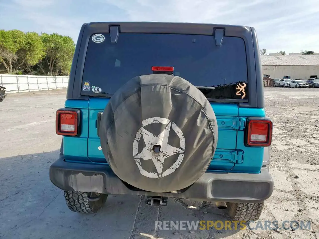 6 Photograph of a damaged car 1C4HJXDN9LW212590 JEEP WRANGLER 2020