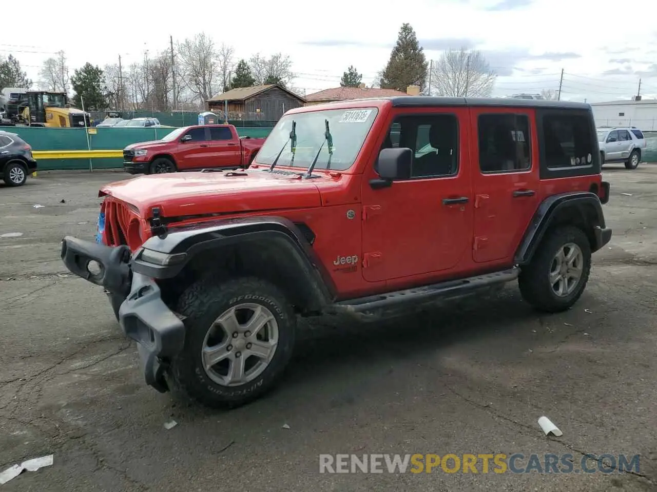 1 Фотография поврежденного автомобиля 1C4HJXDNXLW160354 JEEP WRANGLER 2020