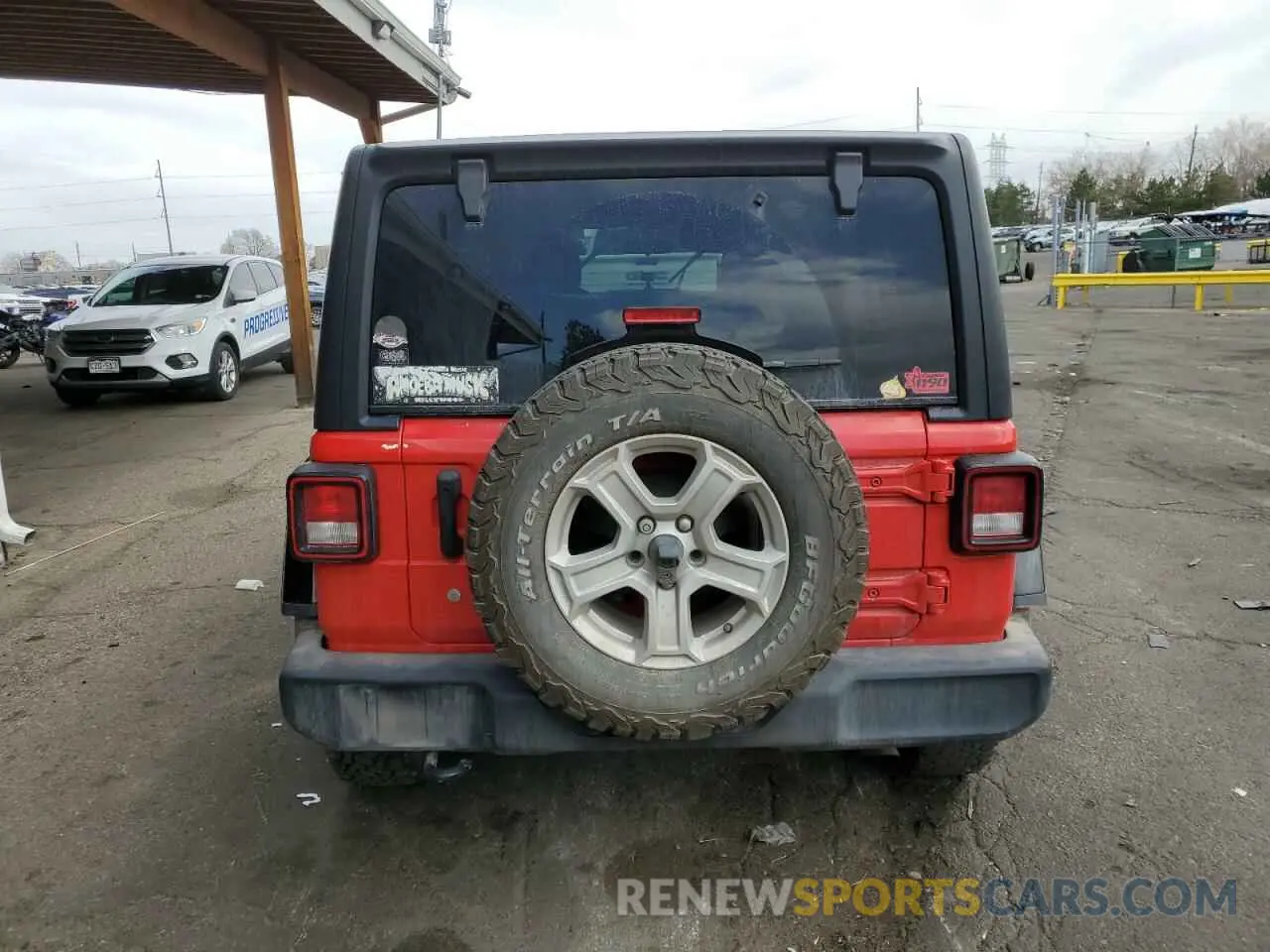 6 Фотография поврежденного автомобиля 1C4HJXDNXLW160354 JEEP WRANGLER 2020