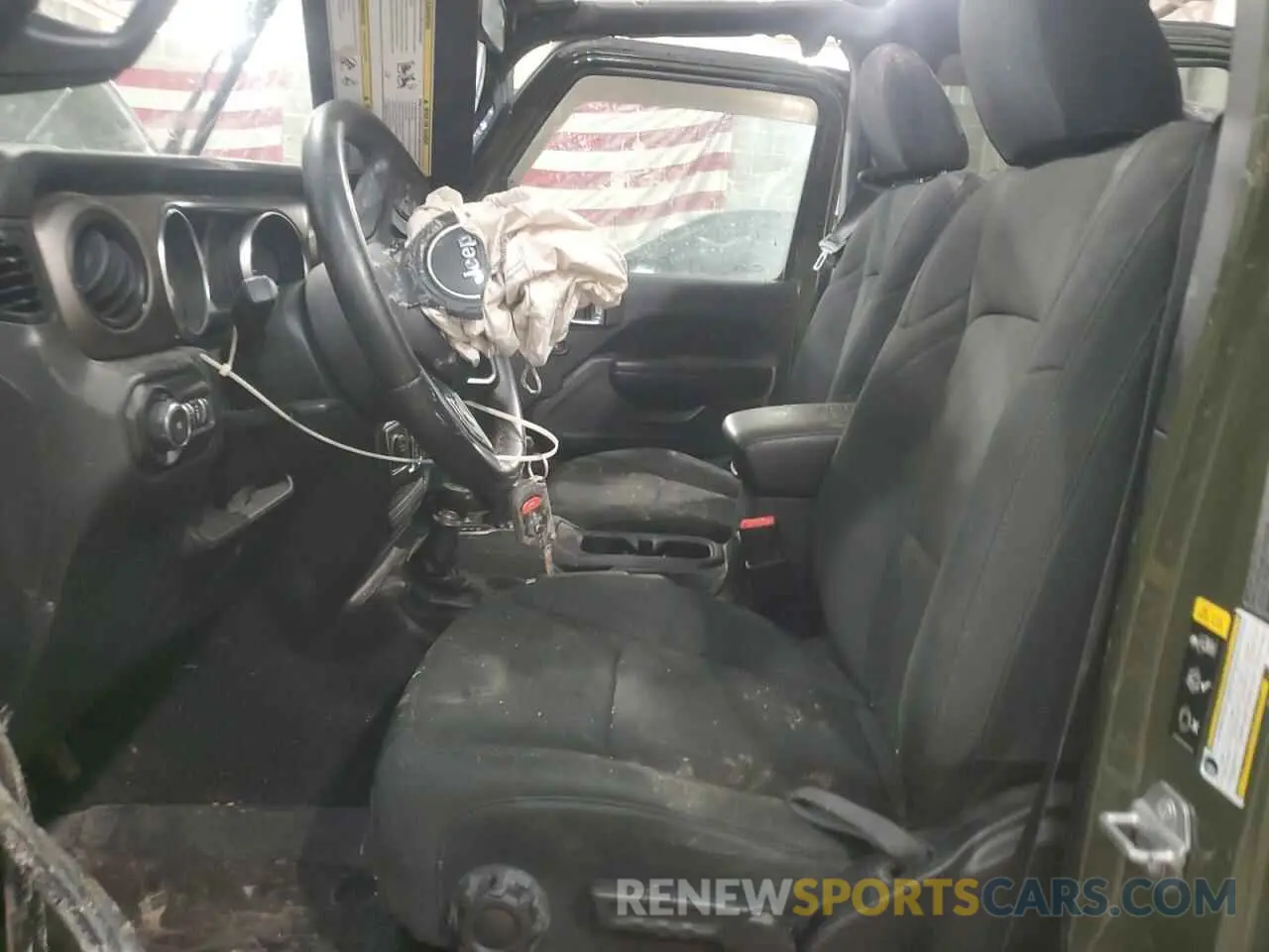 7 Photograph of a damaged car 1C4HJXDNXLW348906 JEEP WRANGLER 2020