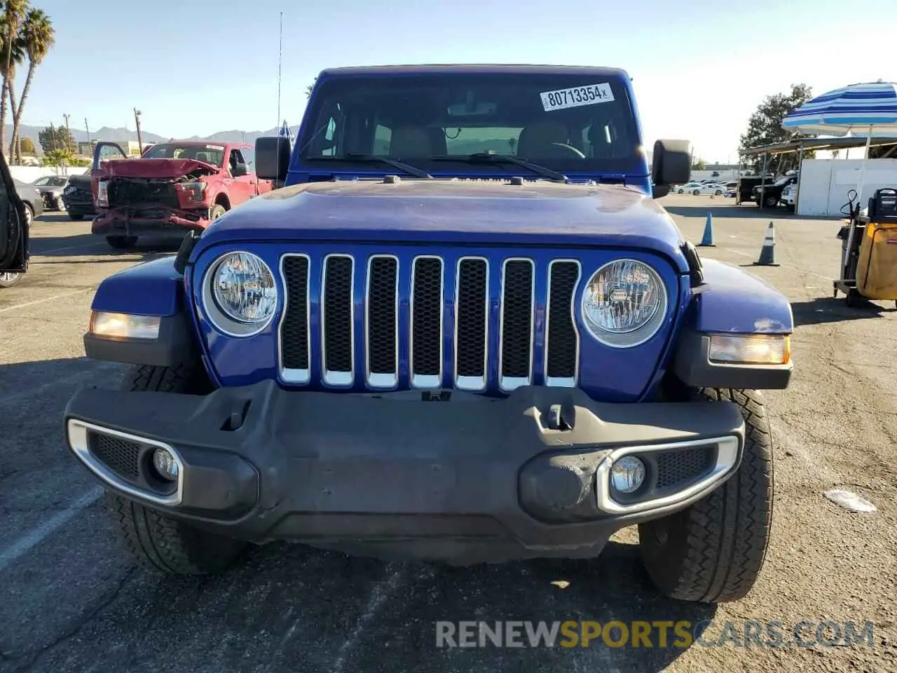 5 Фотография поврежденного автомобиля 1C4HJXEG1LW233952 JEEP WRANGLER 2020