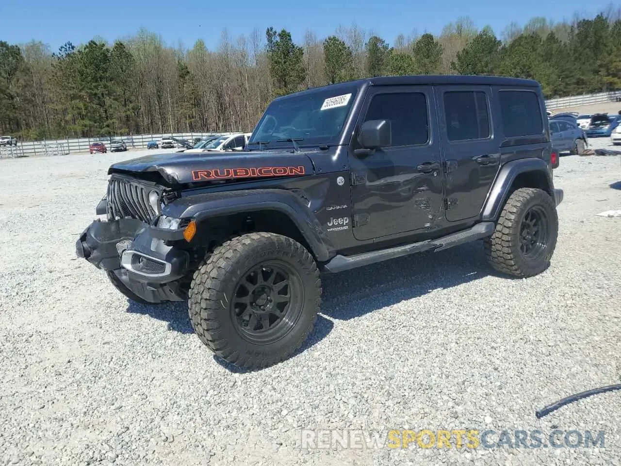 1 Photograph of a damaged car 1C4HJXEG7LW174681 JEEP WRANGLER 2020