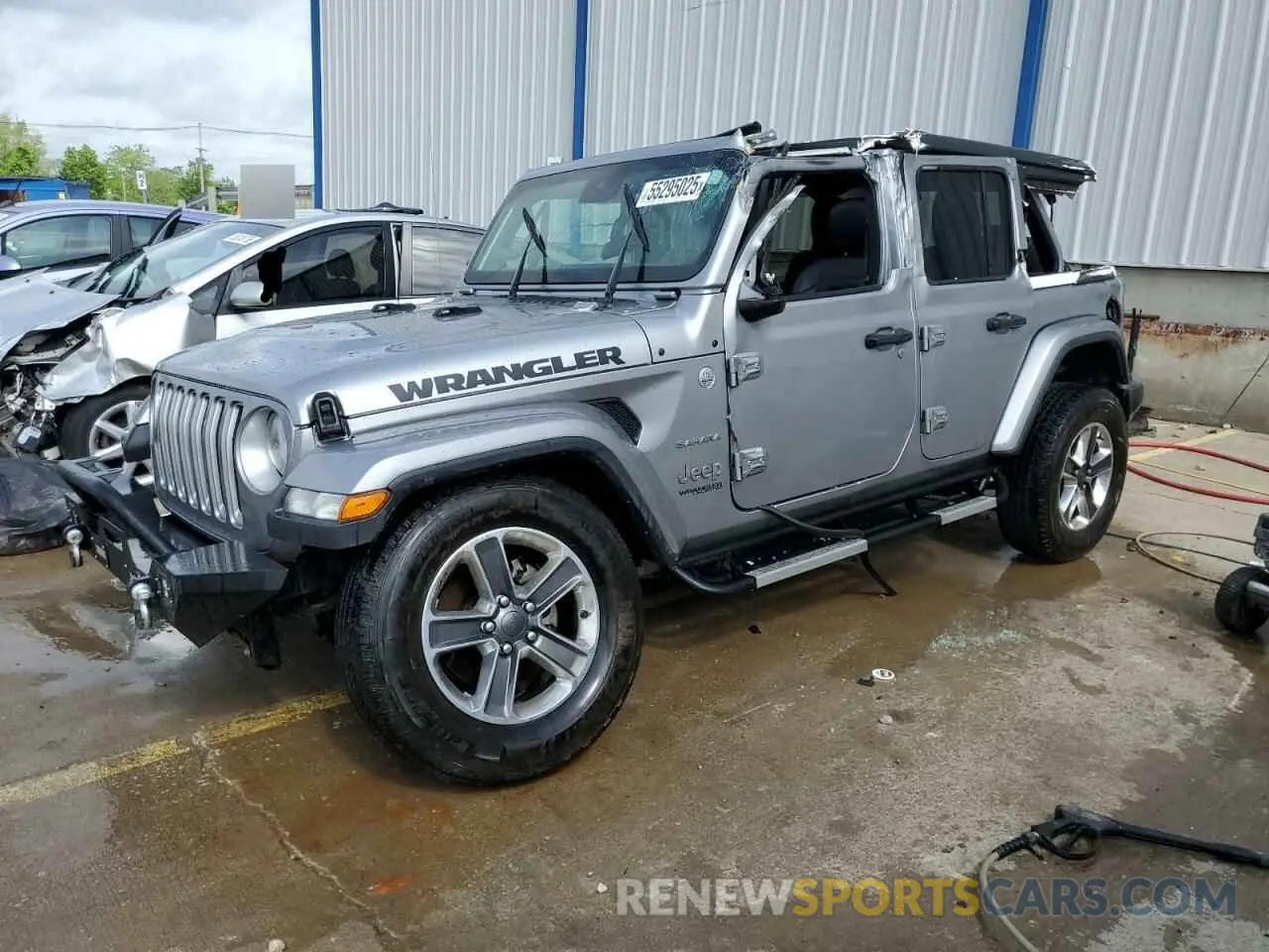 1 Photograph of a damaged car 1C4HJXEG7LW297722 JEEP WRANGLER 2020