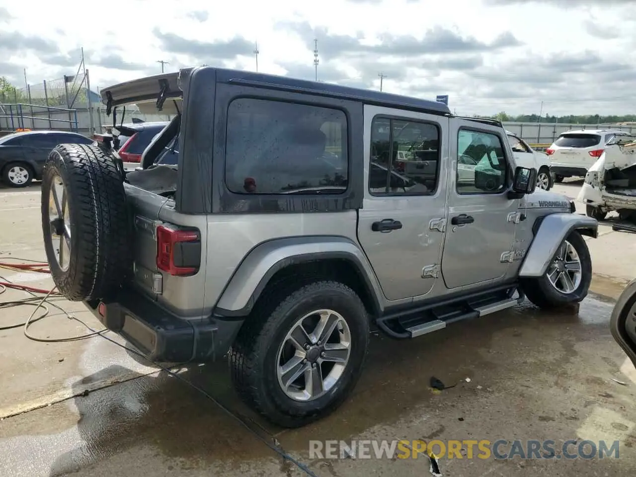 3 Photograph of a damaged car 1C4HJXEG7LW297722 JEEP WRANGLER 2020