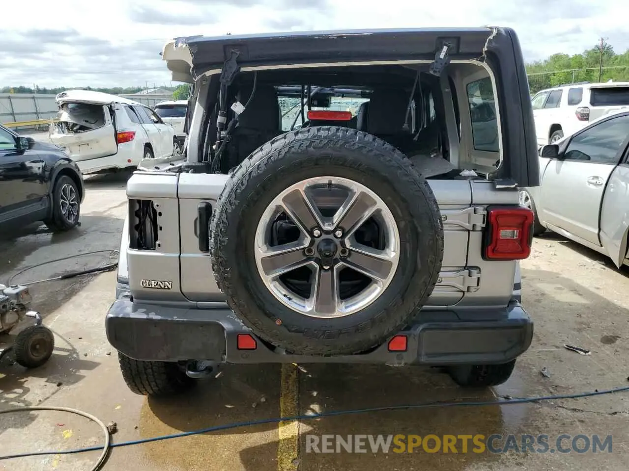 6 Photograph of a damaged car 1C4HJXEG7LW297722 JEEP WRANGLER 2020
