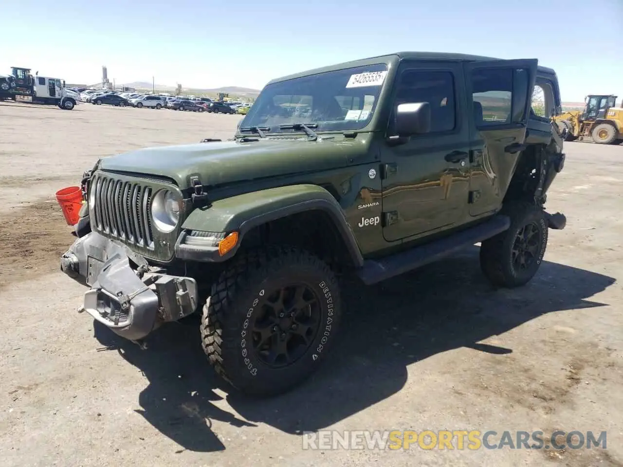 1 Photograph of a damaged car 1C4HJXEG9LW311913 JEEP WRANGLER 2020