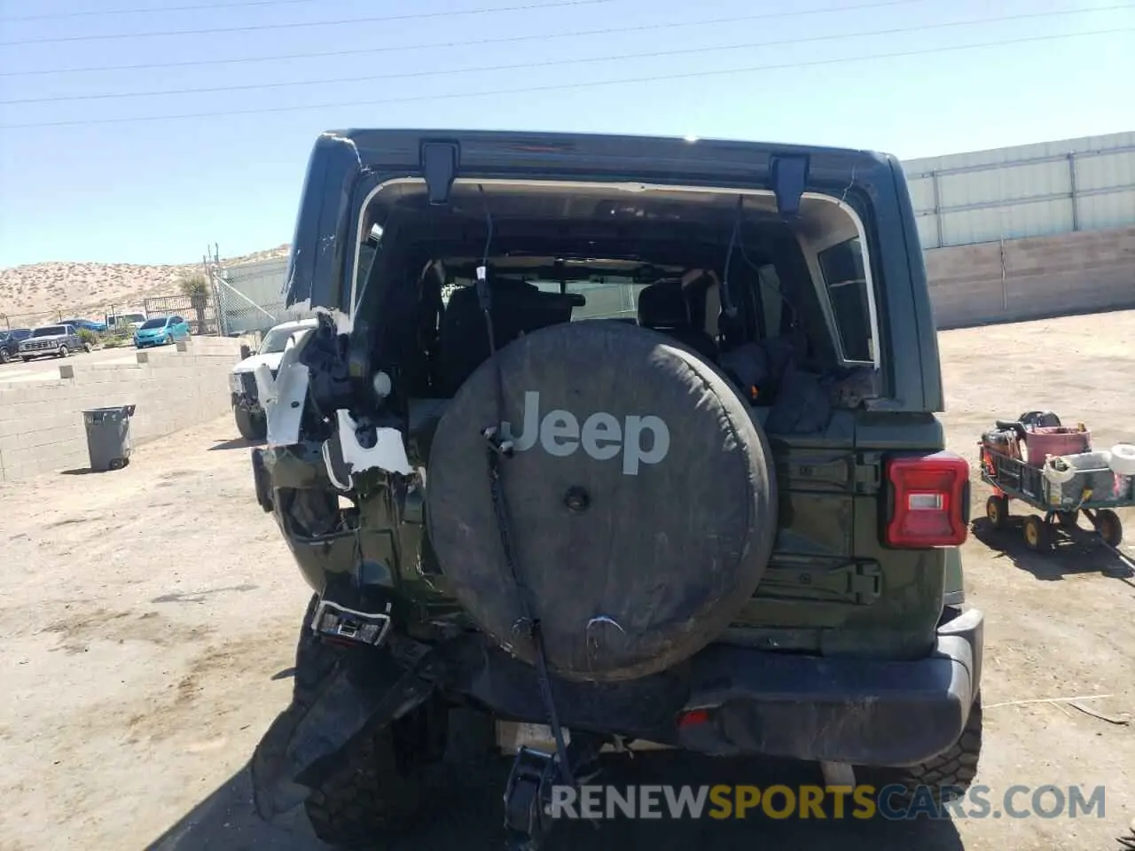 6 Photograph of a damaged car 1C4HJXEG9LW311913 JEEP WRANGLER 2020