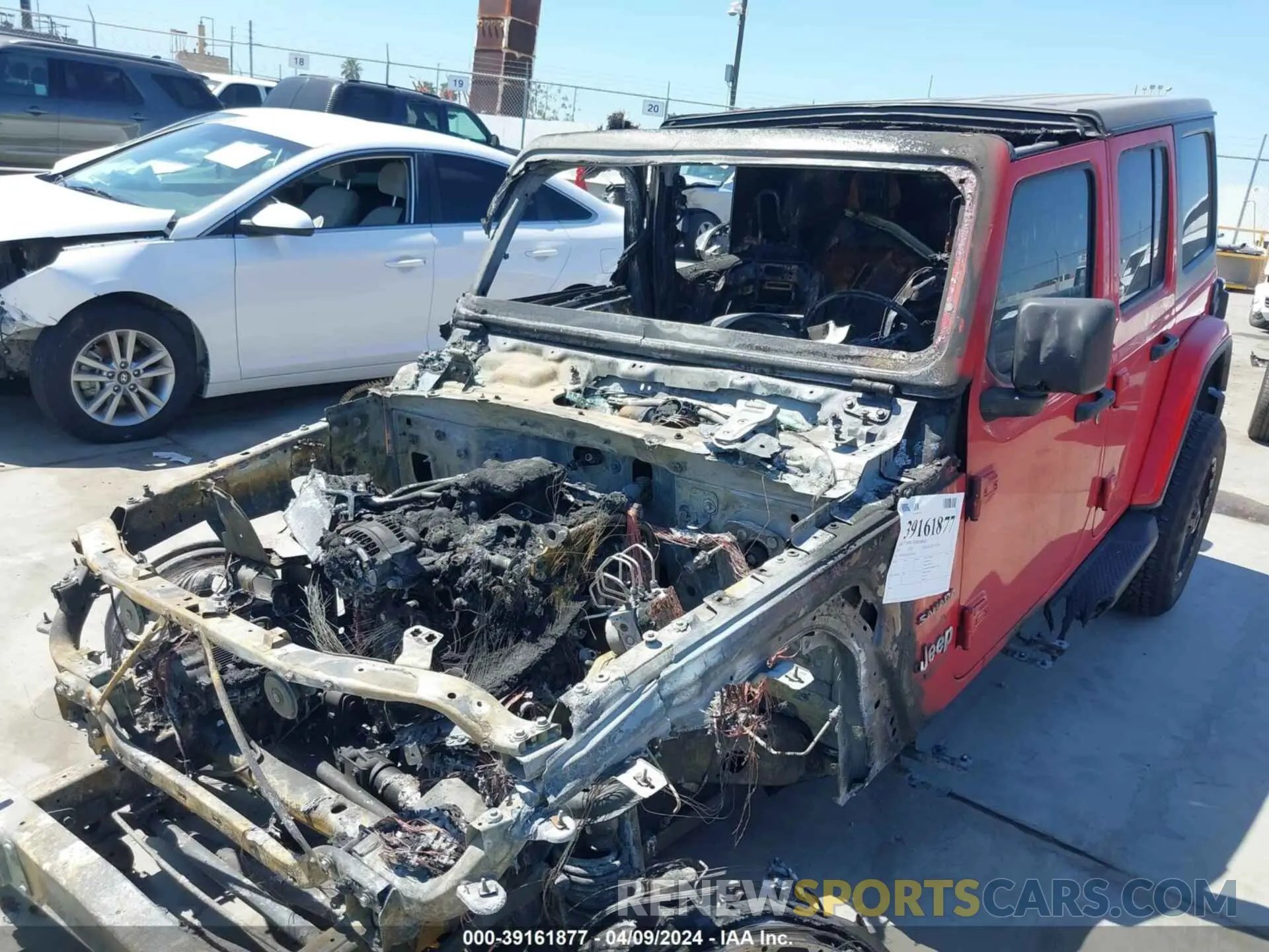 6 Фотография поврежденного автомобиля 1C4HJXEGXLW224506 JEEP WRANGLER 2020