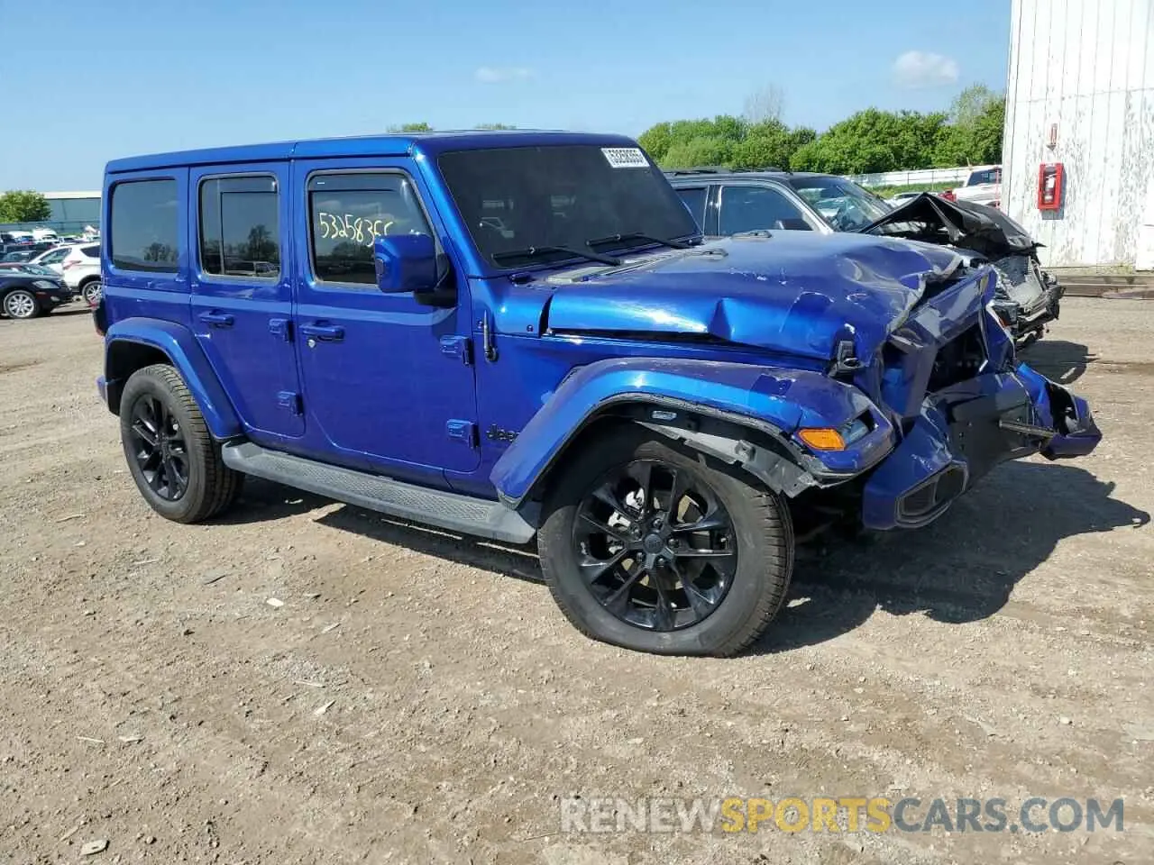 4 Photograph of a damaged car 1C4HJXEN0LW318599 JEEP WRANGLER 2020