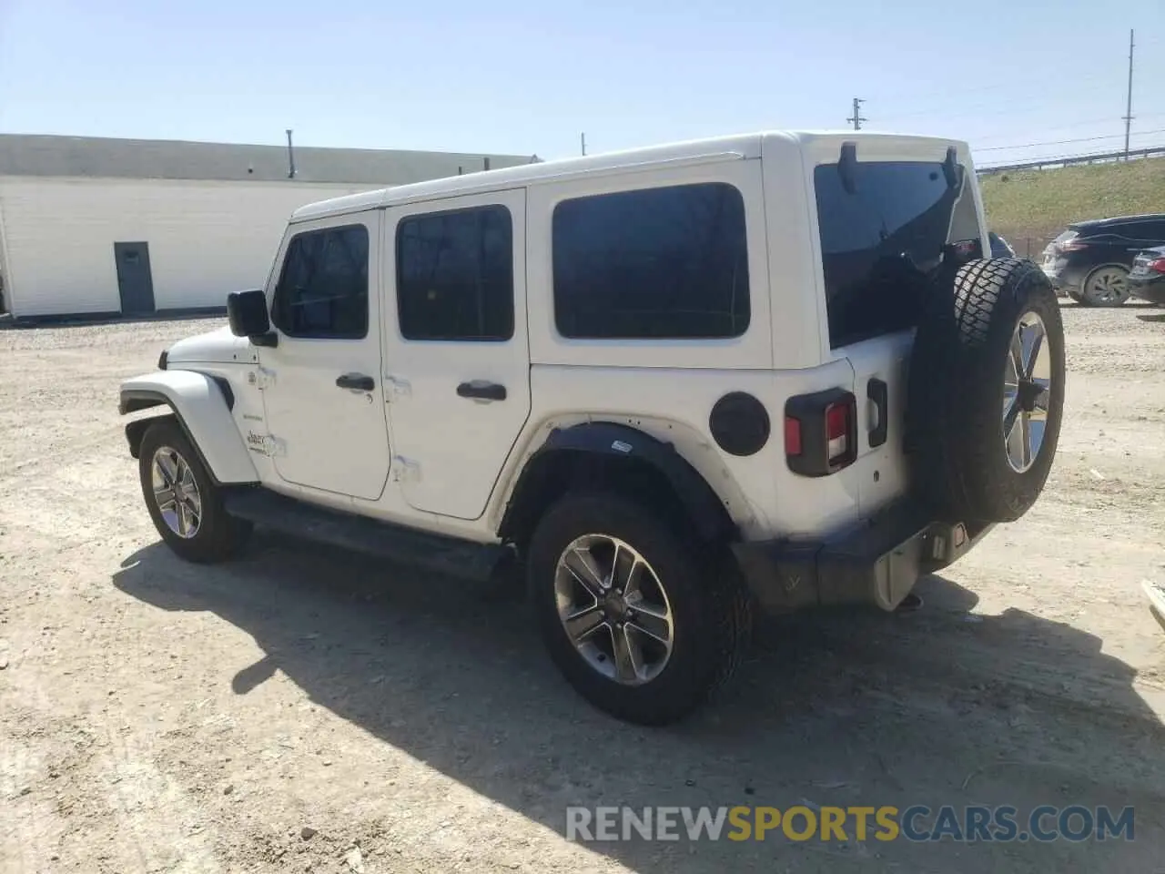 2 Photograph of a damaged car 1C4HJXEN2LW260401 JEEP WRANGLER 2020