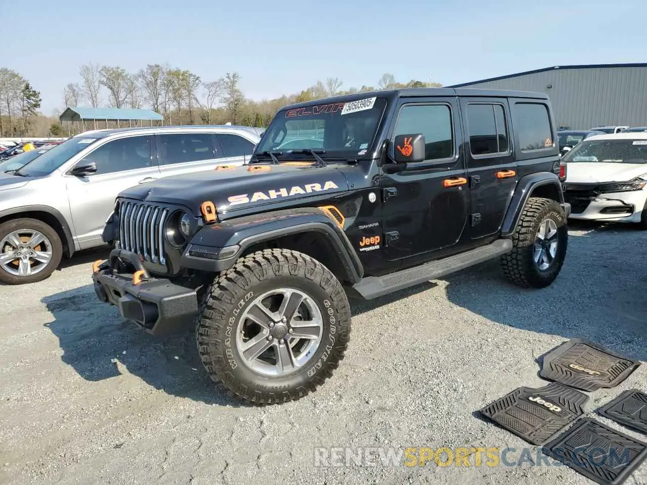 1 Photograph of a damaged car 1C4HJXEN2LW289705 JEEP WRANGLER 2020