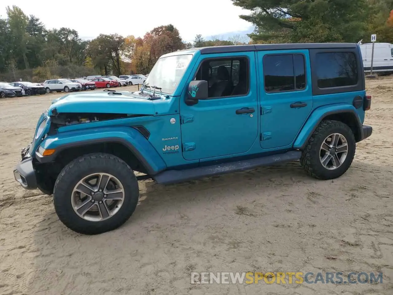 1 Photograph of a damaged car 1C4HJXEN5LW107415 JEEP WRANGLER 2020