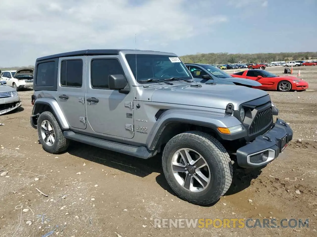 4 Photograph of a damaged car 1C4HJXEN6LW103874 JEEP WRANGLER 2020