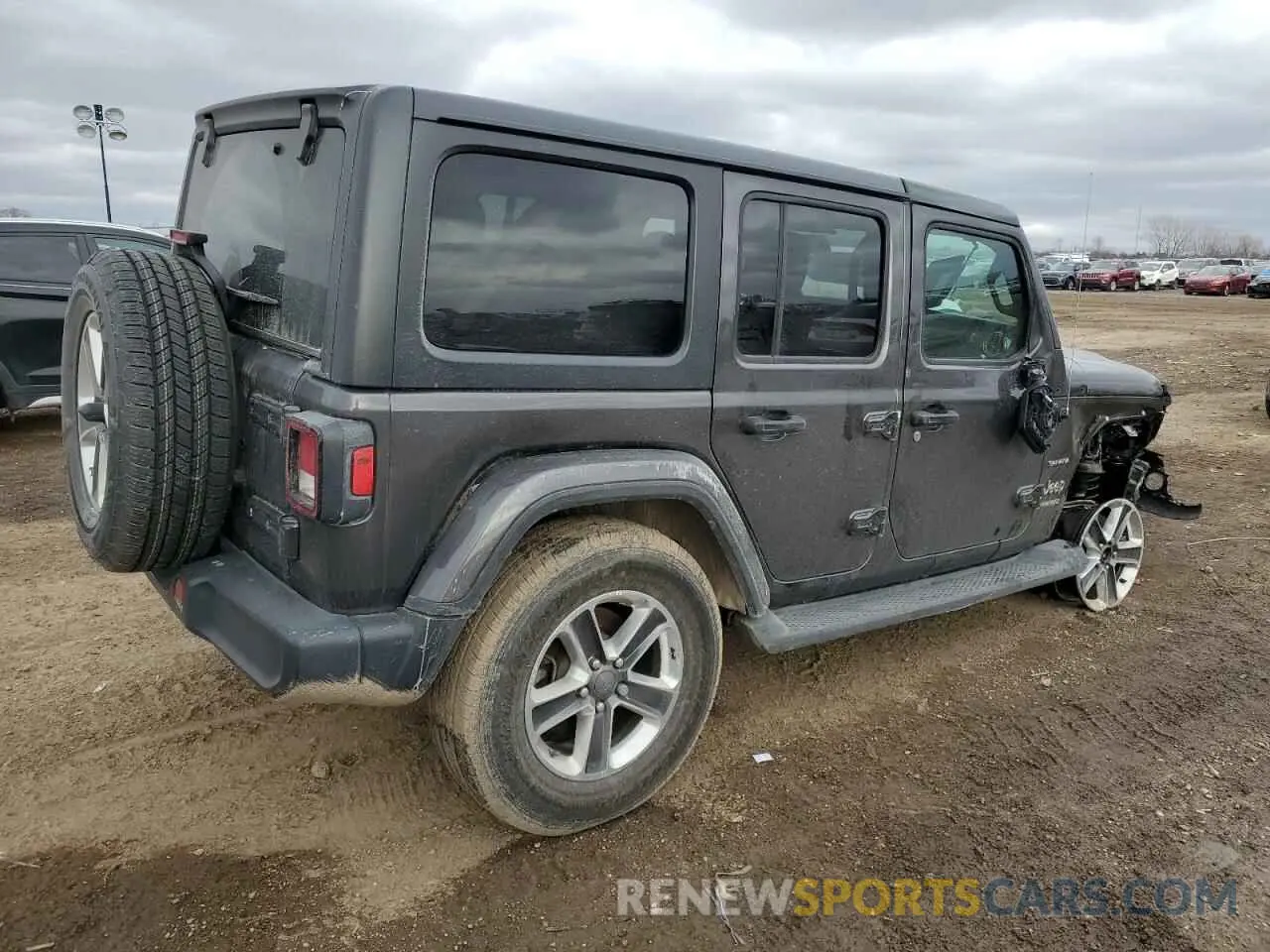 3 Photograph of a damaged car 1C4HJXEN8LW126847 JEEP WRANGLER 2020