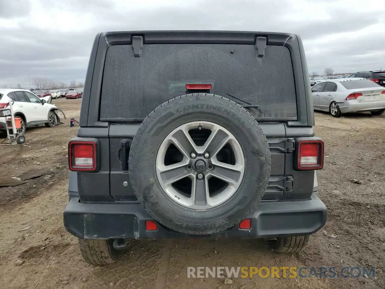 6 Photograph of a damaged car 1C4HJXEN8LW126847 JEEP WRANGLER 2020