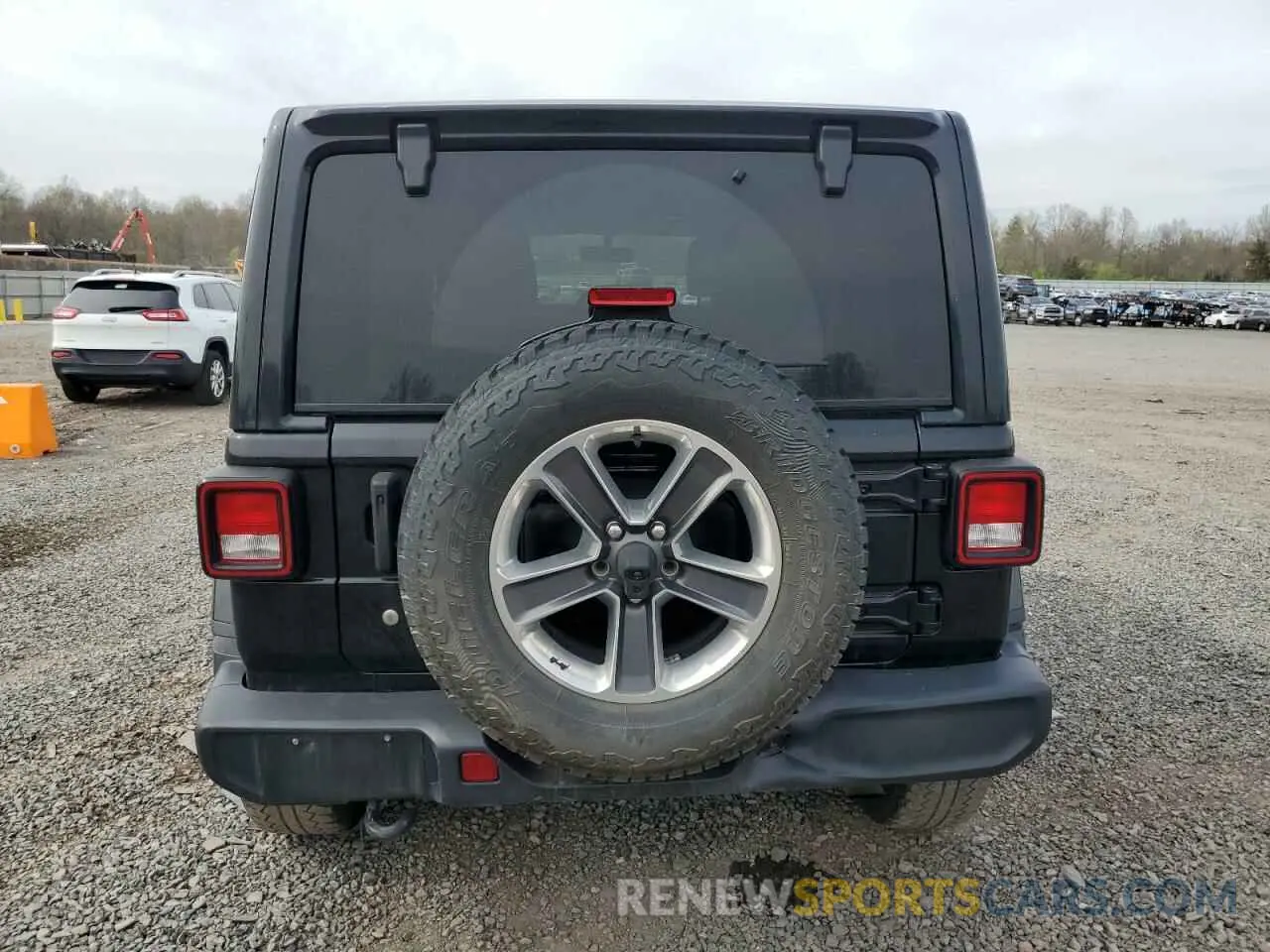6 Photograph of a damaged car 1C4HJXENXLW180988 JEEP WRANGLER 2020