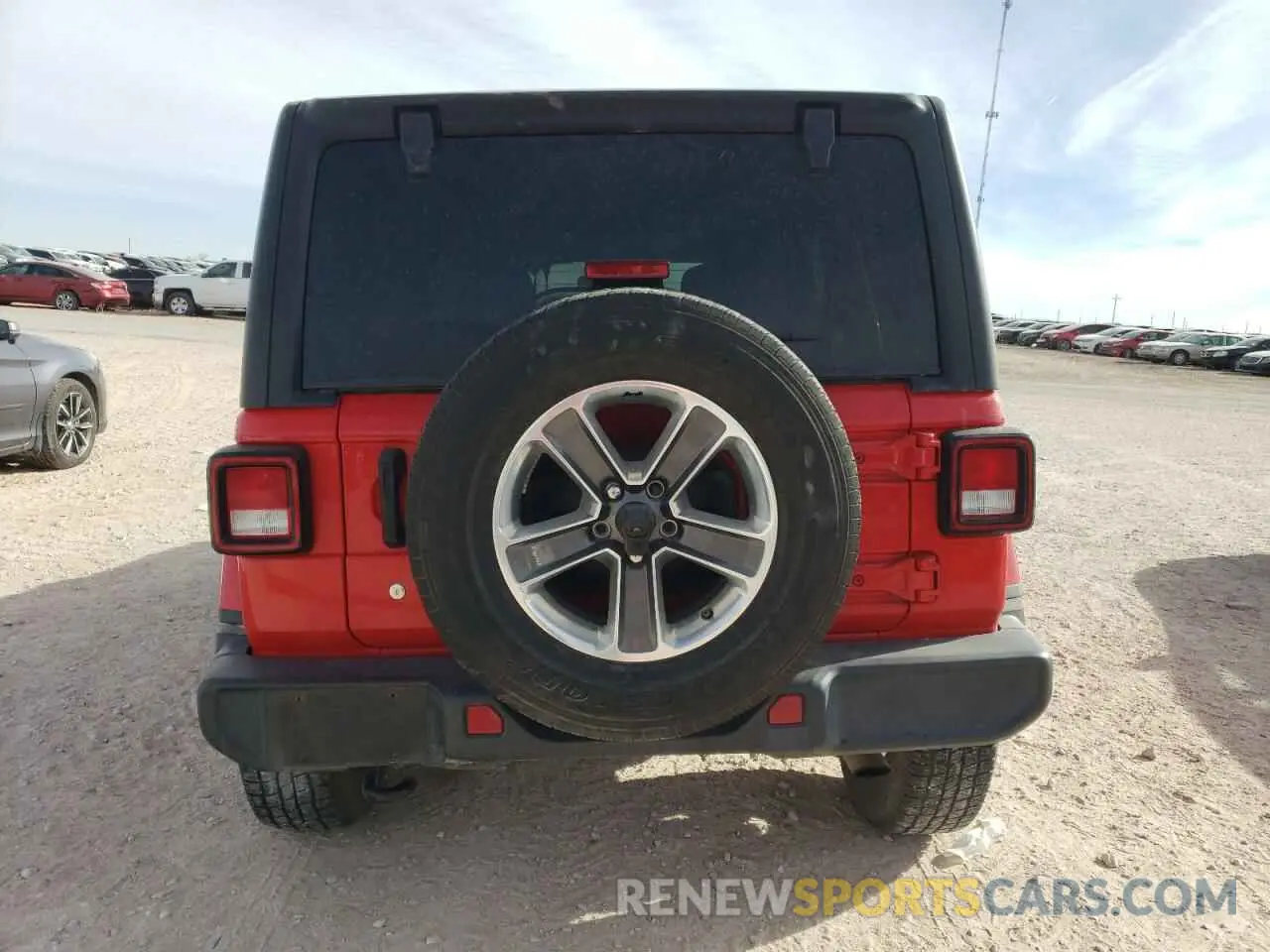 6 Photograph of a damaged car 1C4HJXENXLW197919 JEEP WRANGLER 2020
