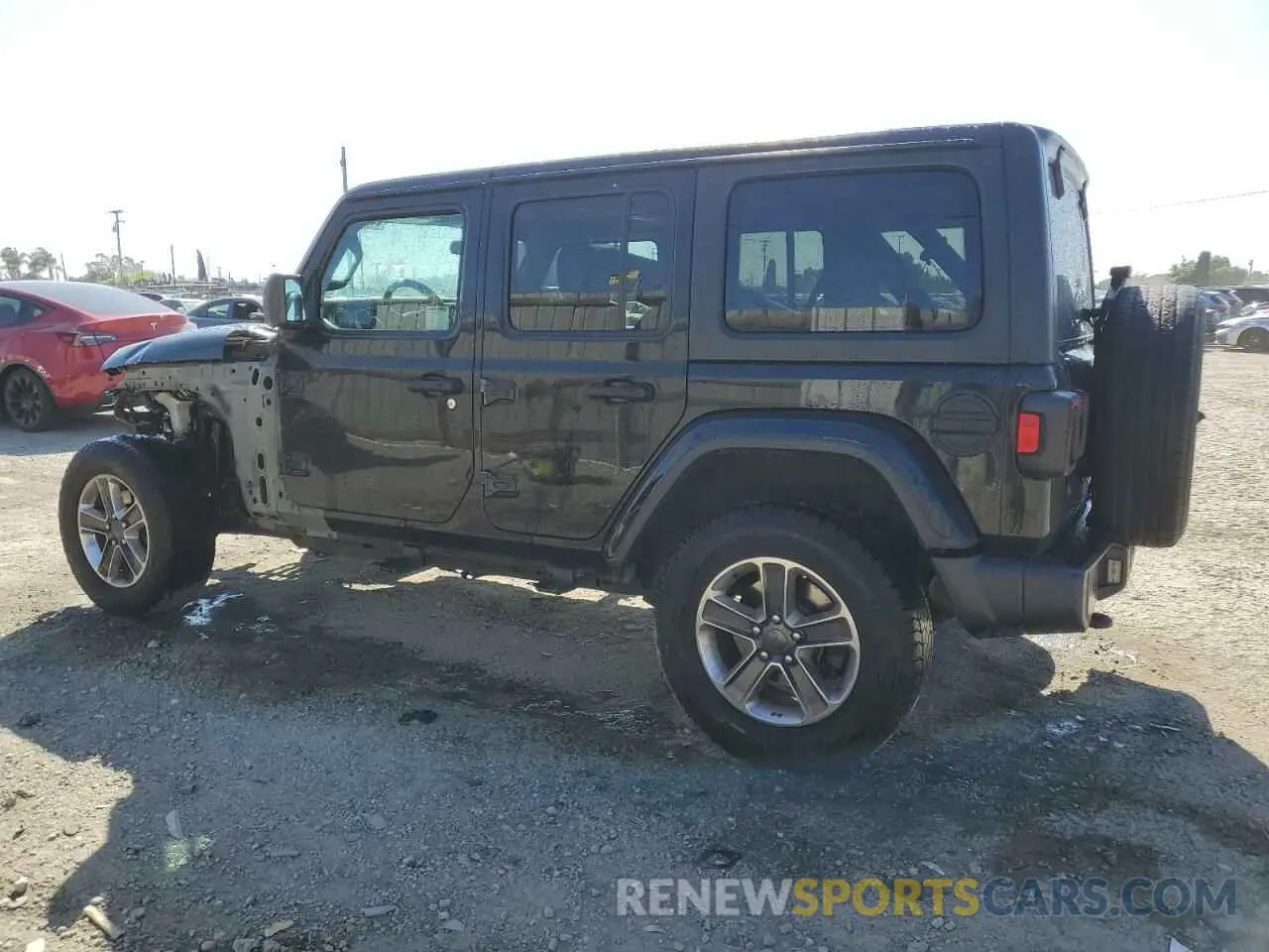 2 Фотография поврежденного автомобиля 1C4HJXENXLW235925 JEEP WRANGLER 2020