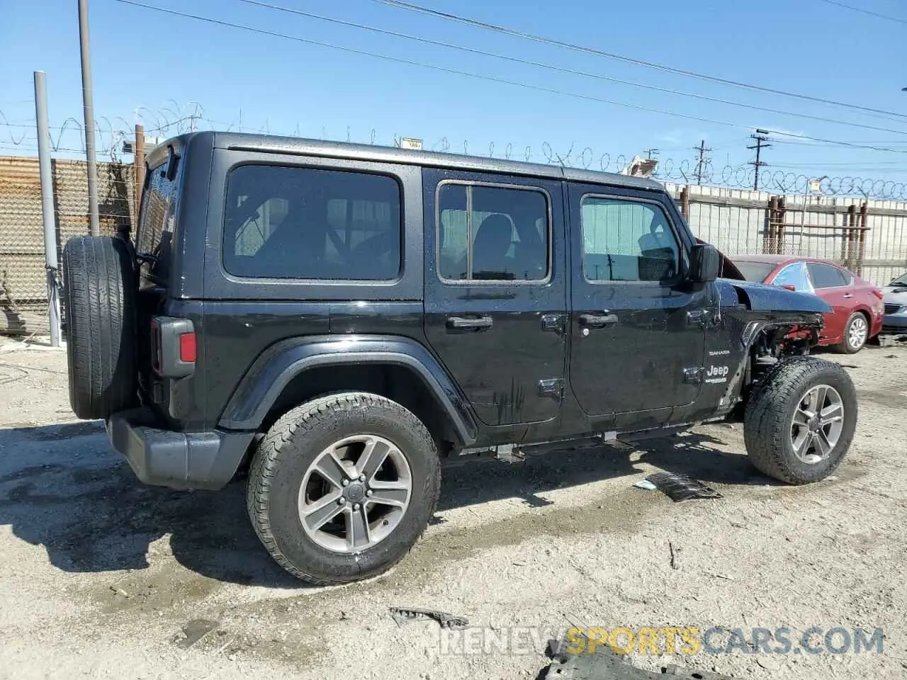 3 Фотография поврежденного автомобиля 1C4HJXENXLW235925 JEEP WRANGLER 2020