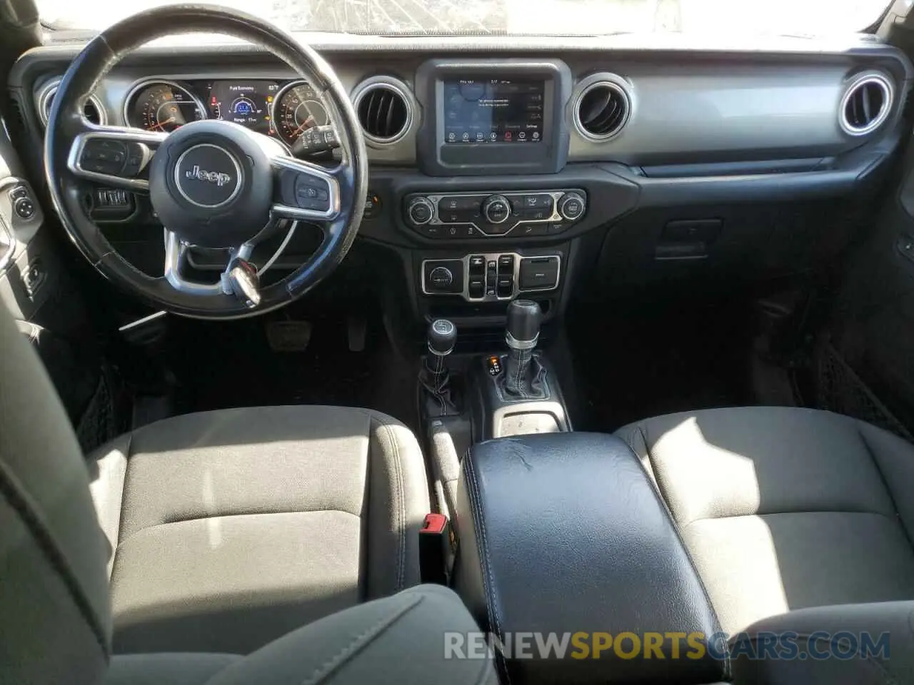 8 Фотография поврежденного автомобиля 1C4HJXENXLW235925 JEEP WRANGLER 2020