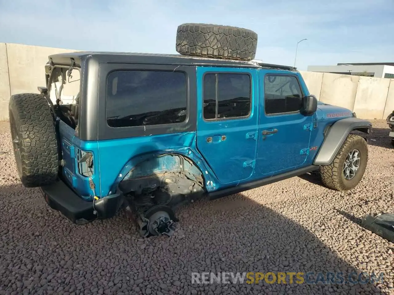 3 Photograph of a damaged car 1C4HJXFG0LW141133 JEEP WRANGLER 2020