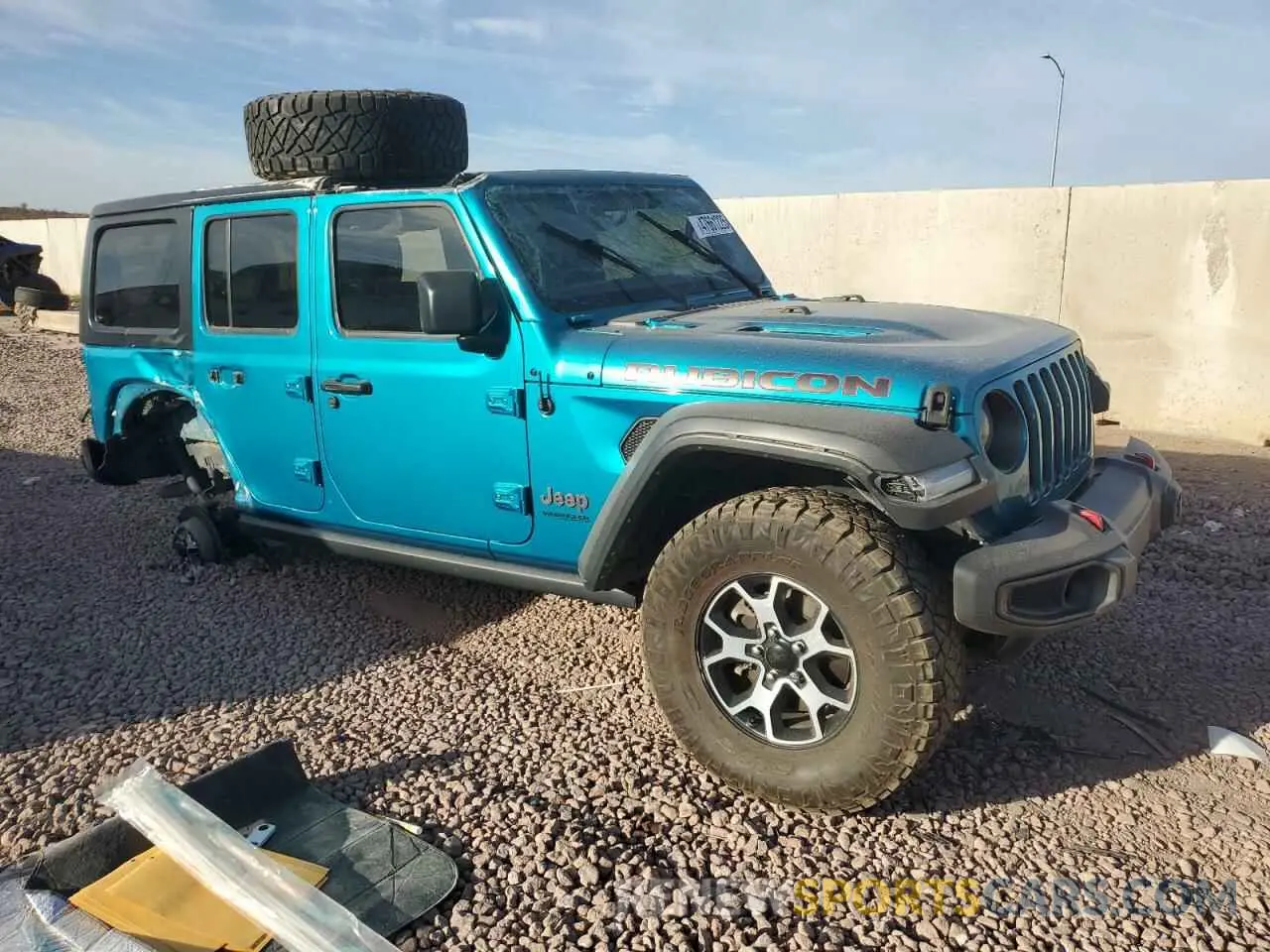 4 Photograph of a damaged car 1C4HJXFG0LW141133 JEEP WRANGLER 2020