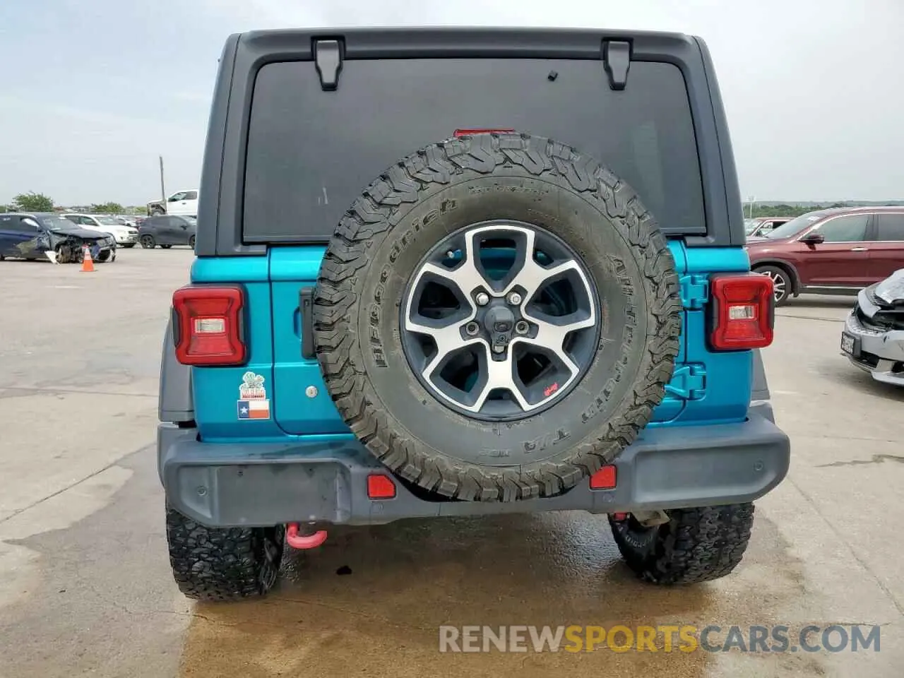 6 Photograph of a damaged car 1C4HJXFG6LW188313 JEEP WRANGLER 2020