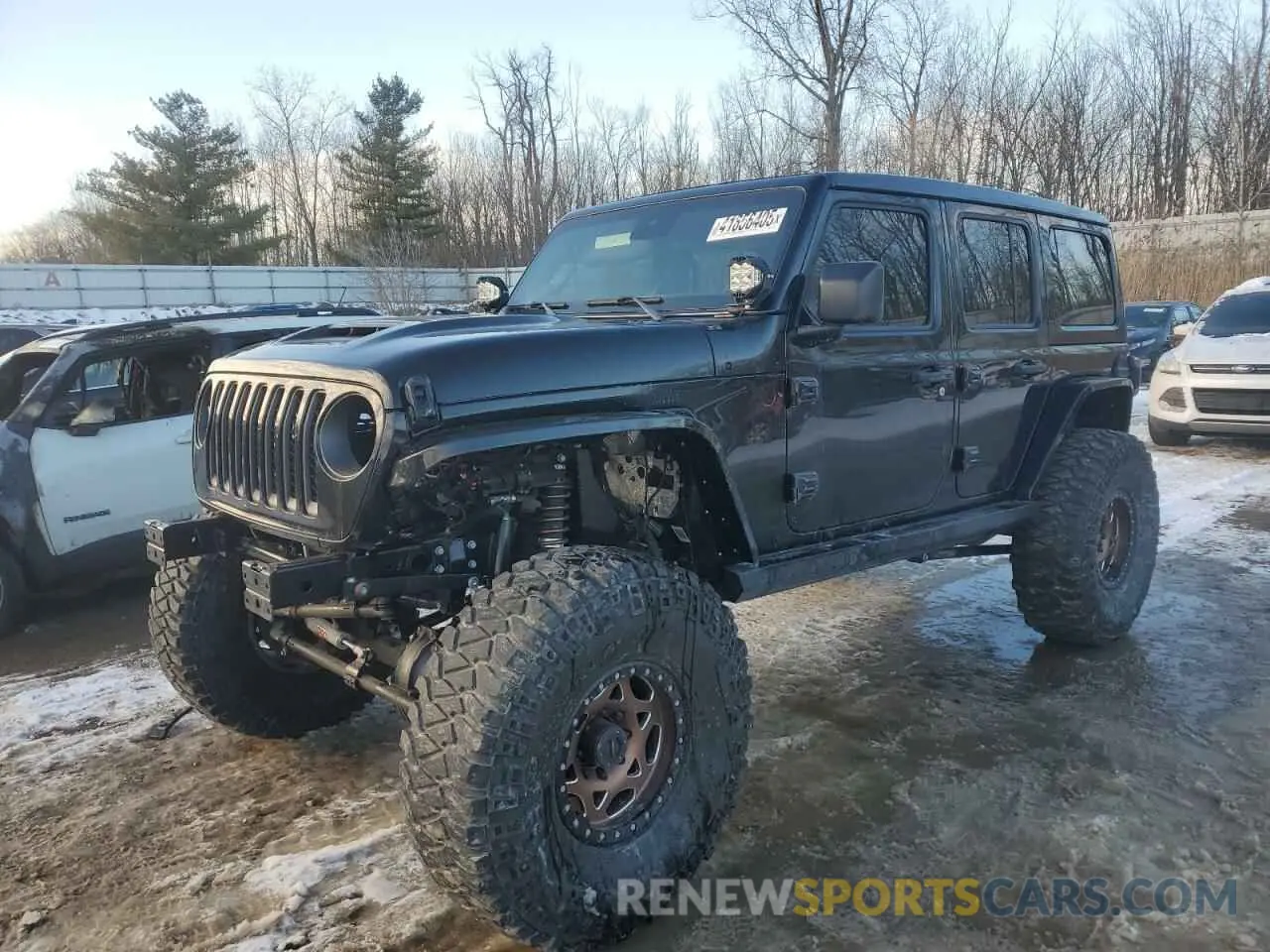 1 Photograph of a damaged car 1C4HJXFN1LW222074 JEEP WRANGLER 2020