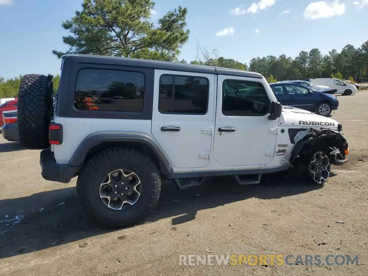 3 Photograph of a damaged car 1C4HJXFN2LW253771 JEEP WRANGLER 2020