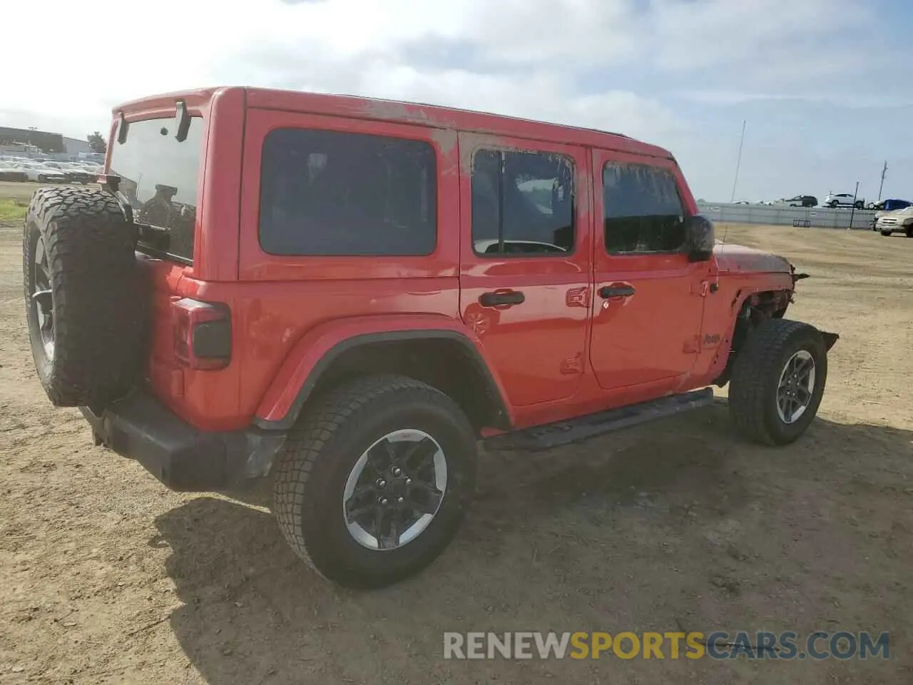 3 Photograph of a damaged car 1C4HJXFN3LW107654 JEEP WRANGLER 2020