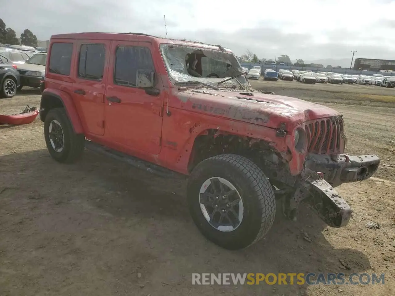 4 Photograph of a damaged car 1C4HJXFN3LW107654 JEEP WRANGLER 2020