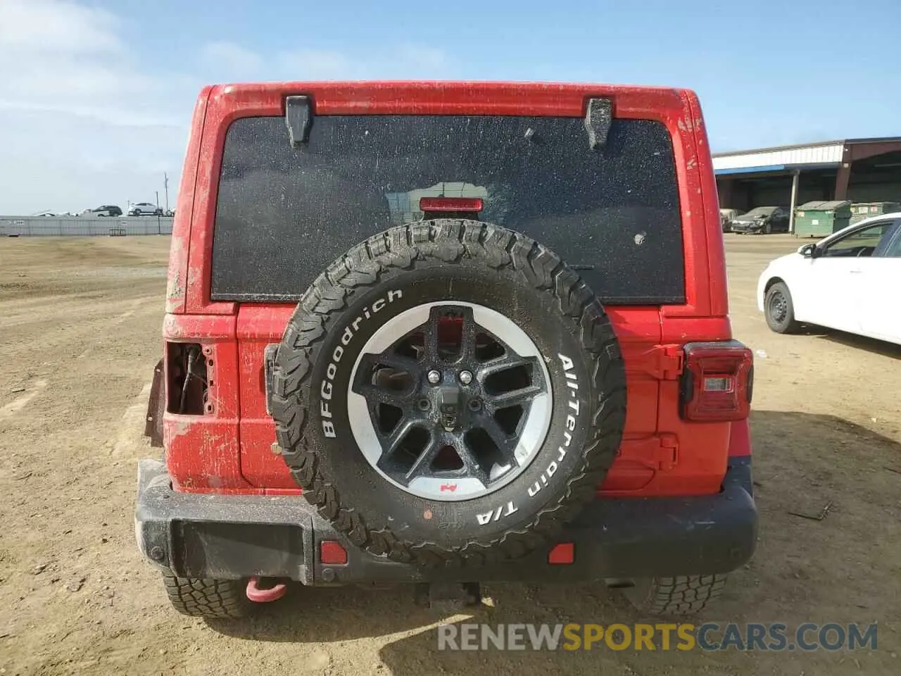 6 Photograph of a damaged car 1C4HJXFN3LW107654 JEEP WRANGLER 2020