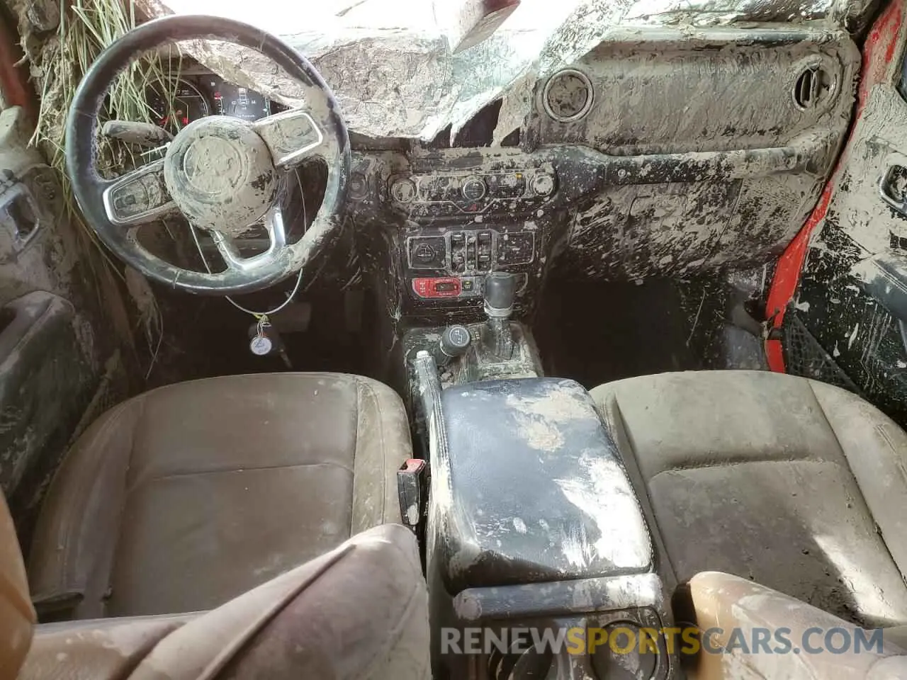 8 Photograph of a damaged car 1C4HJXFN3LW107654 JEEP WRANGLER 2020