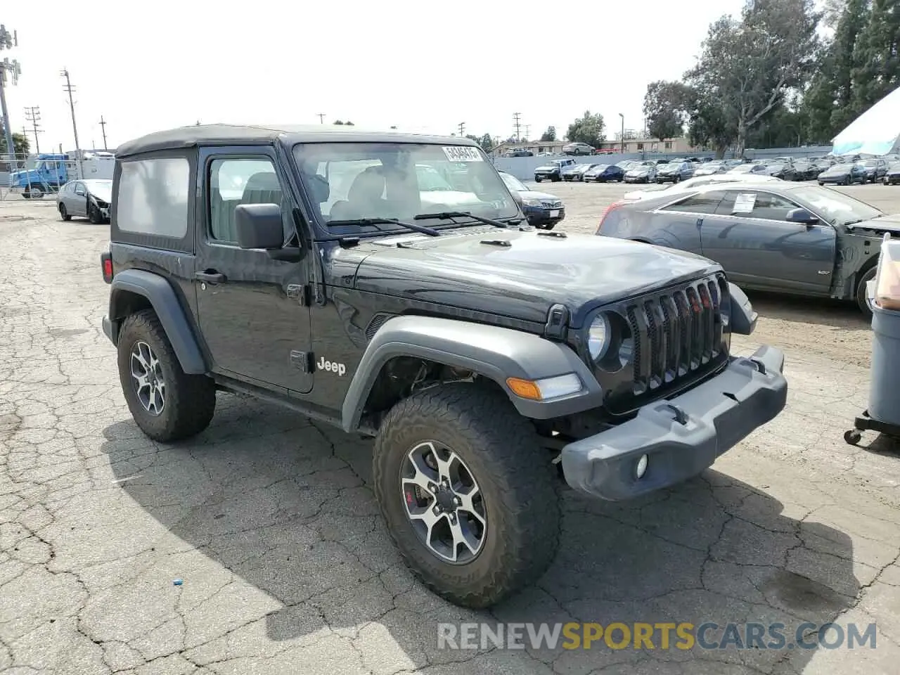 4 Фотография поврежденного автомобиля 1C4GJXAG1MW637028 JEEP WRANGLER 2021
