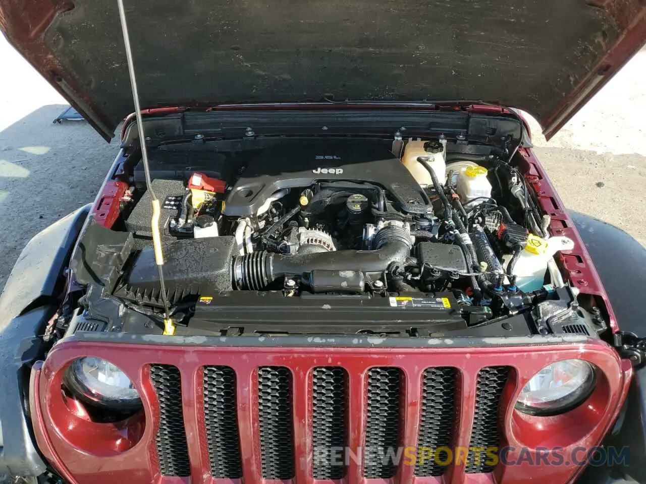 12 Photograph of a damaged car 1C4GJXAG6MW801003 JEEP WRANGLER 2021