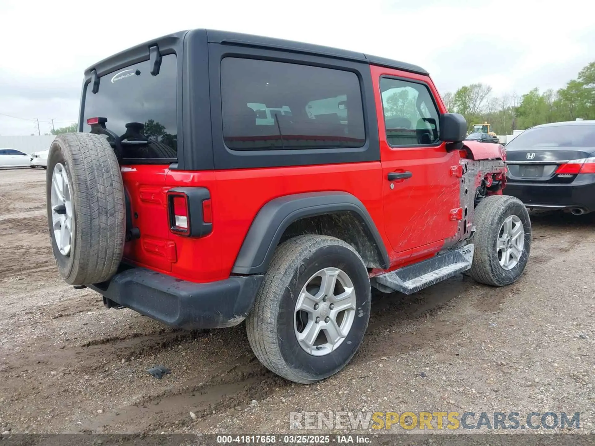 4 Photograph of a damaged car 1C4GJXAG7MW862022 JEEP WRANGLER 2021