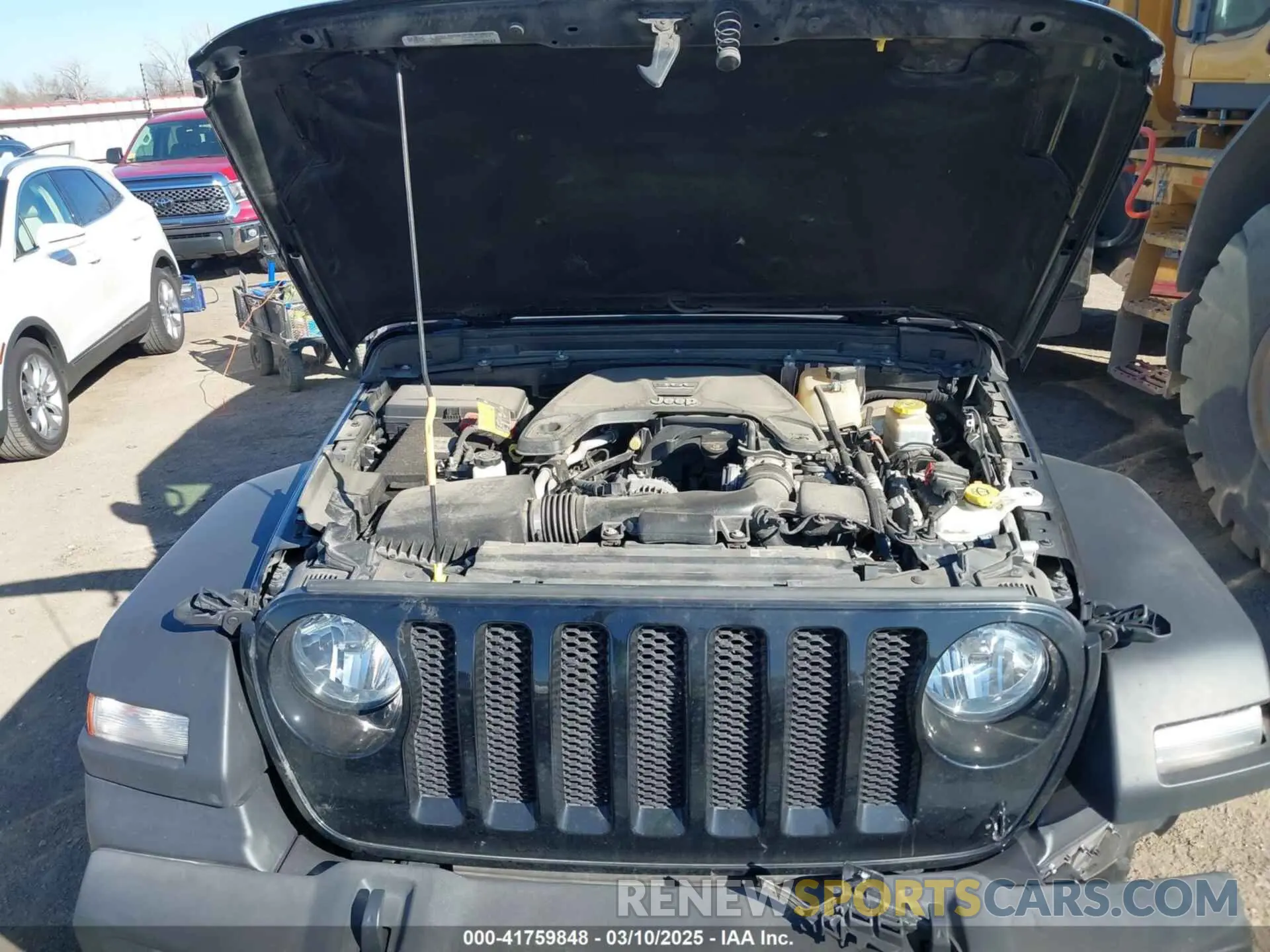 10 Фотография поврежденного автомобиля 1C4GJXAG8MW559296 JEEP WRANGLER 2021